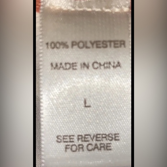 Daytrip Womens Large Button Down Tie Waist Sheer Floral Balloon Slv Blouse - Picture 11 of 12